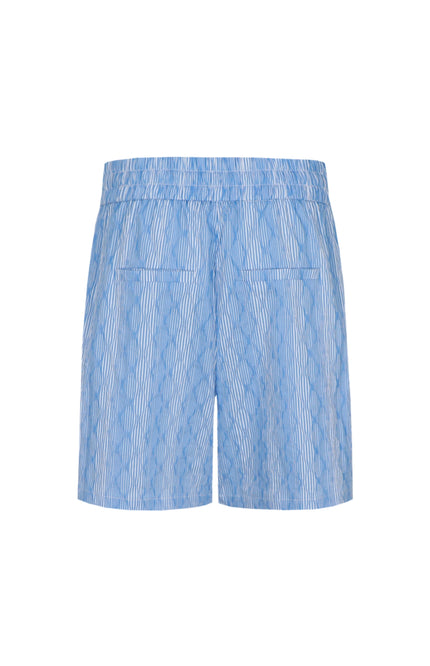 G-maxx Short Inger Ice Blue Offwhite Stretchshop.nl