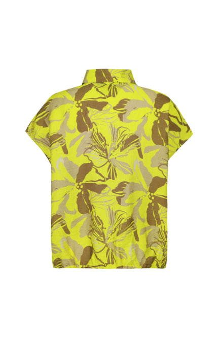 G-maxx Blouse Nanna Cyber Lime Walnut Stretchshop.nl