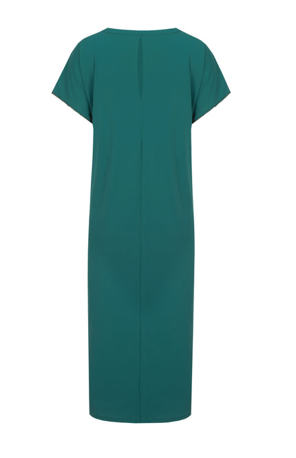 G-maxx Jurk Daga Vintage Green Stretchshop.nl