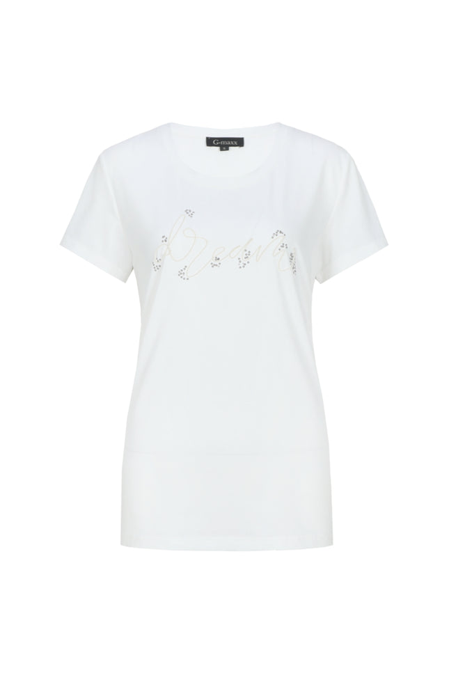 G-maxx T-shirt Airi Offwhite Stretchshop.nl