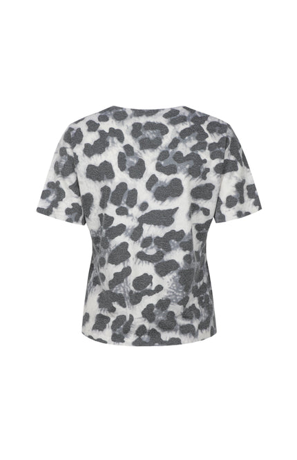 G-maxx Top Elvi Knitting Sand Black Stretchshop.nl