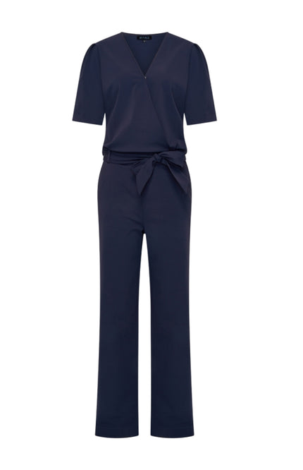 Mi Piace Travel Jumpsuit Wrap Navy 202839 Stretchshop.nl