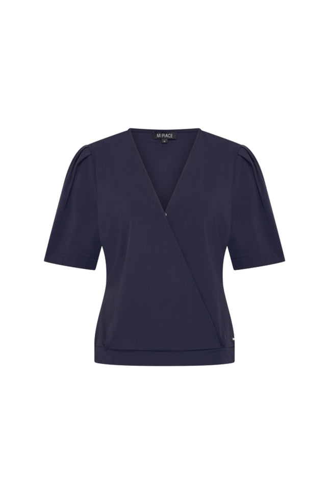 Mi Piace Travel Top Wrap Navy 202838 Stretchshop.nl