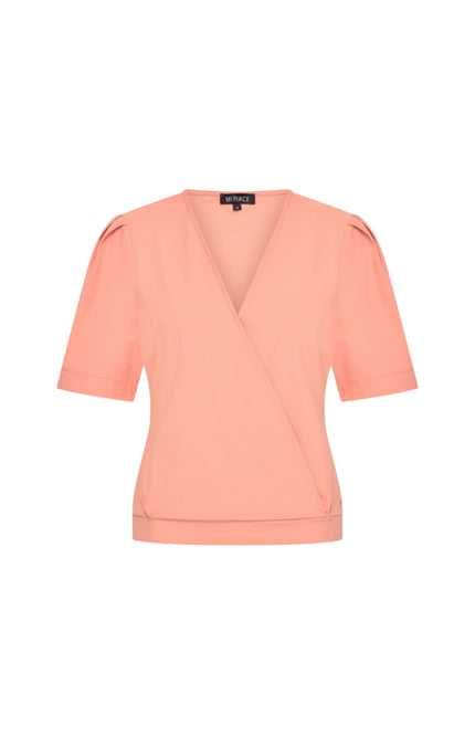 Mi Piace Travel Top Wrap Peach Amber 202838 Stretchshop.nl