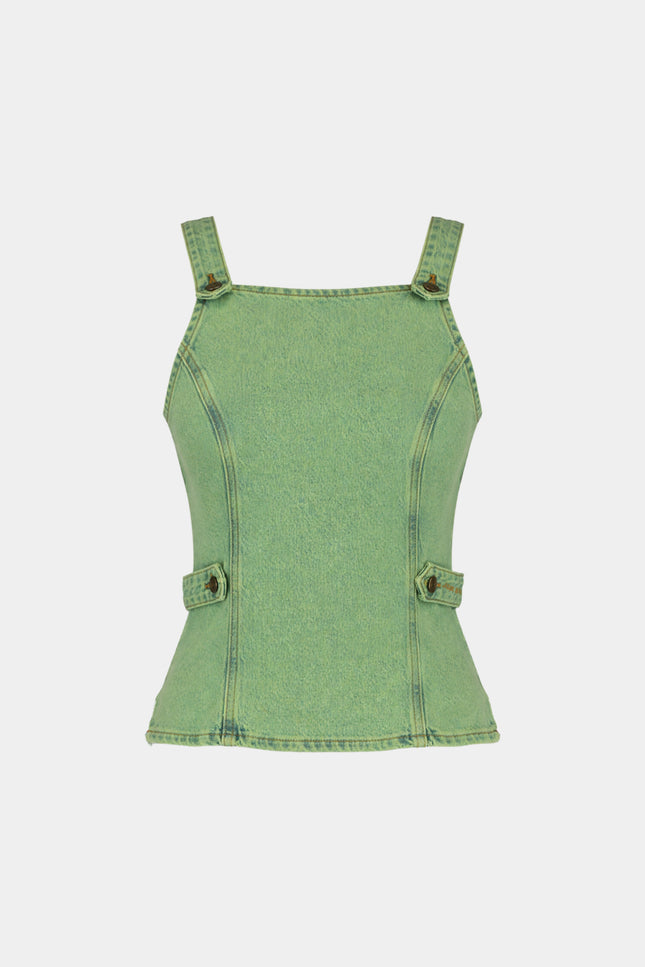 Harper & Yve Top Zey Vibrant Green HS6D400 Stretchshop.nl