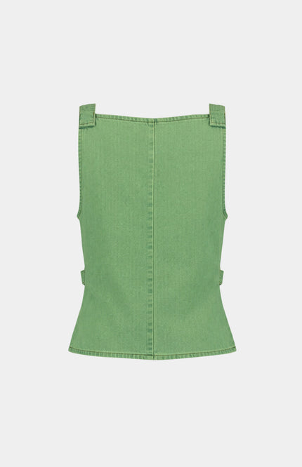 Harper & Yve Top Zey Vibrant Green HS6D400 Stretchshop.nl