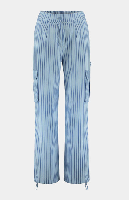 Harper & Yve Broek Daan Blue Stripe HS6P103 Stretchshop.nl