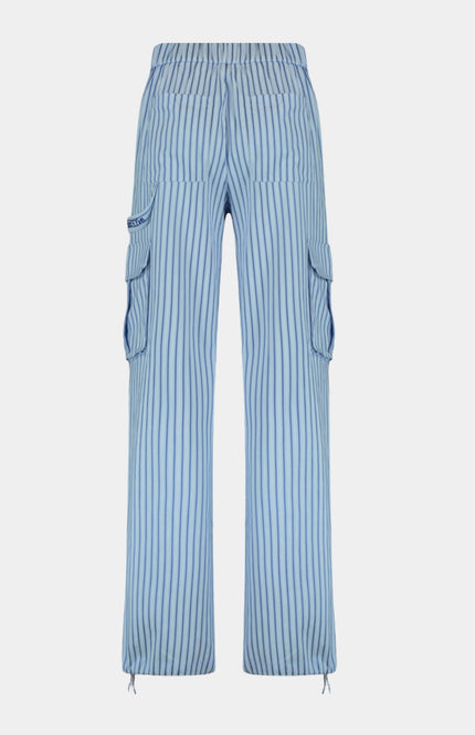 Harper & Yve Broek Daan Blue Stripe HS6P103 Stretchshop.nl