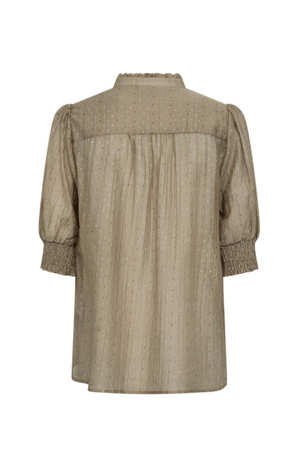 Freequent Blouse Fqlory Silver Mink Silver 208002 Stretchshop.nl