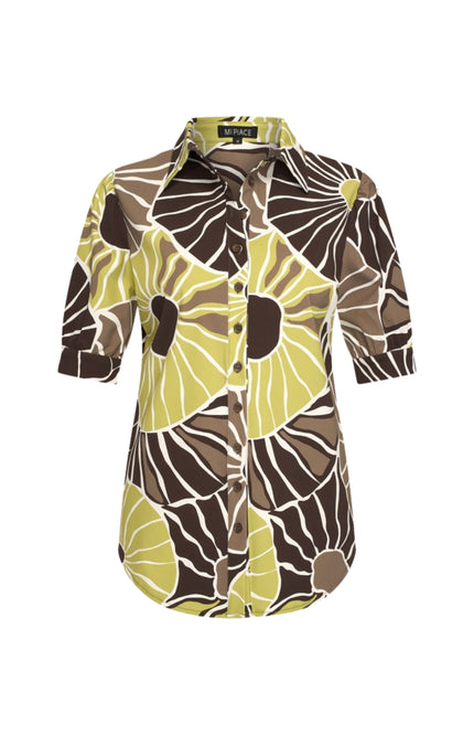 Mi Piace Travel Blouse Desert Anemone Print Sweet Pea 202270 Stretchshop.nl