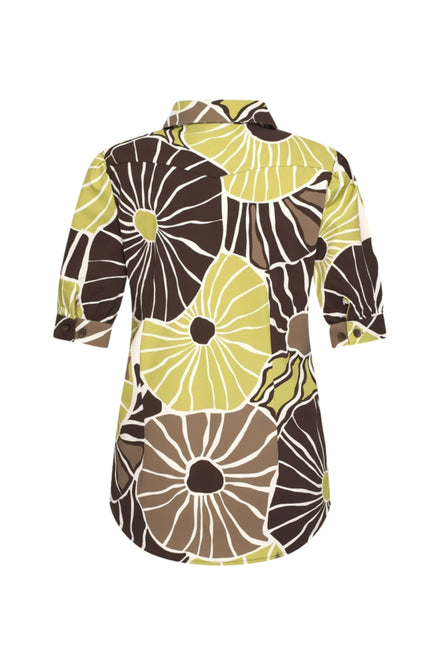 Mi Piace Travel Blouse Desert Anemone Print Sweet Pea 202270 Stretchshop.nl