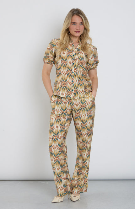 Elvira Casuals Broek Loiza Tropical Treasure Stretchshop.nl