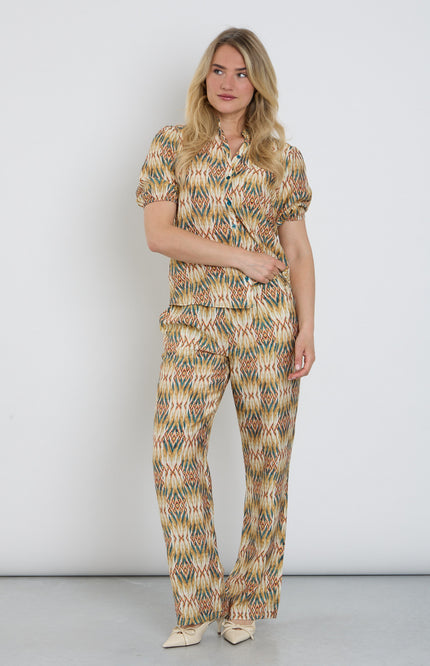 Elvira Casuals Broek Loiza Tropical Treasure Stretchshop.nl