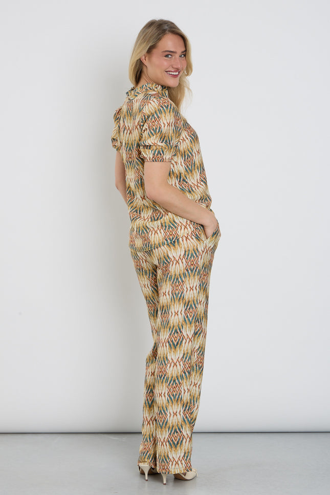 Elvira Casuals Broek Loiza Tropical Treasure Stretchshop.nl