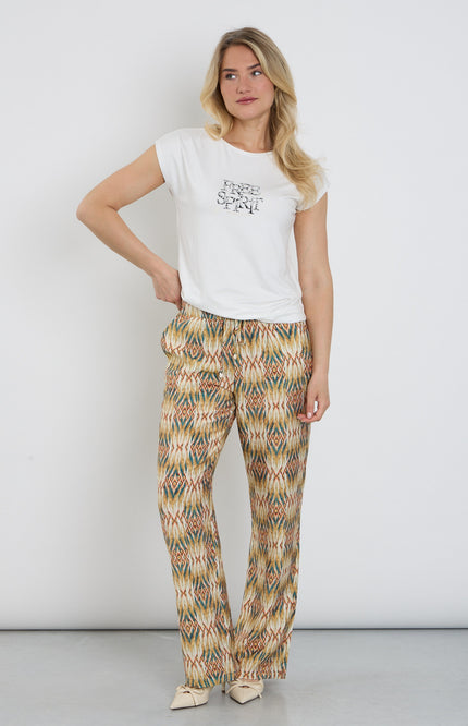 Elvira Casuals Broek Loiza Tropical Treasure Stretchshop.nl