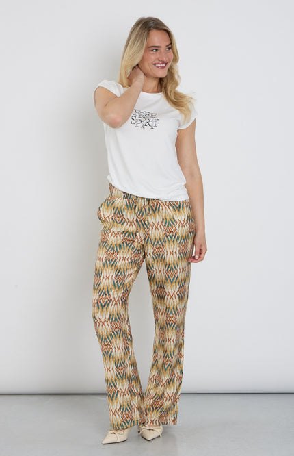 Elvira Casuals Broek Loiza Tropical Treasure Stretchshop.nl
