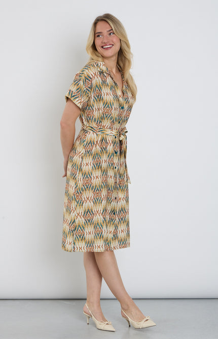 Elvira Casuals Jurk Loiza Tropical Treasure Stretchshop.nl