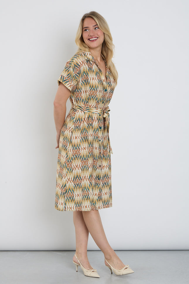 Elvira Casuals Jurk Loiza Tropical Treasure Stretchshop.nl
