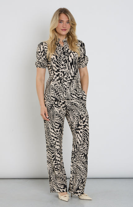 Elvira Casuals Broek Anna Light Feathers Stretchshop.nl