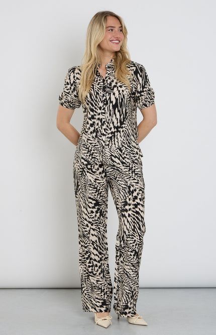 Elvira Casuals Broek Anna Light Feathers Stretchshop.nl