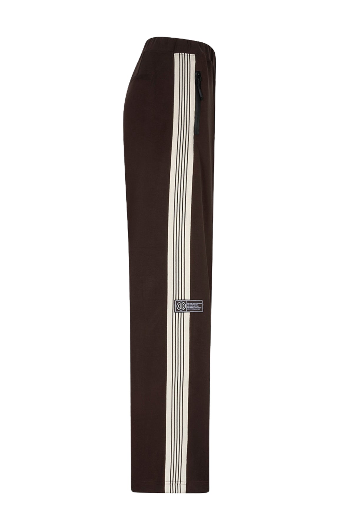 Broek Tape Modal Cacao van EsQualo, zachte modale stof met bruine kleur, geschikt voor dameskleding en comfortabele pasvorm.