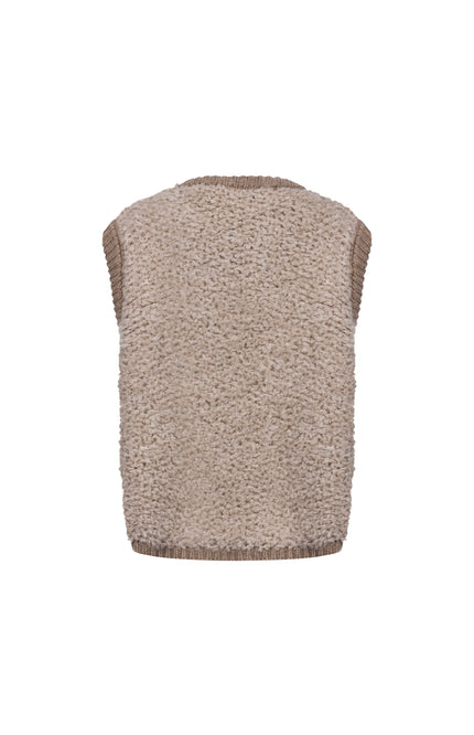 Gilet Lana Sand Taupe NKF08031