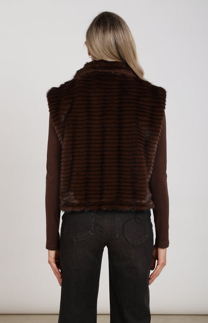 Gilet Harriet Chocolate NKF08039