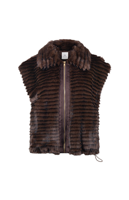 Gilet Harriet Chocolate NKF08039