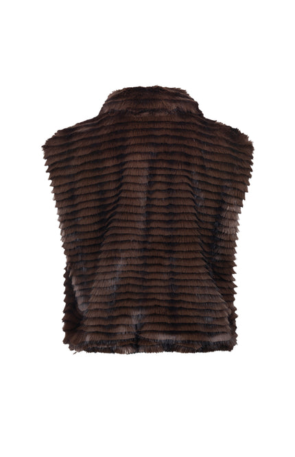 Gilet Harriet Chocolate NKF08039