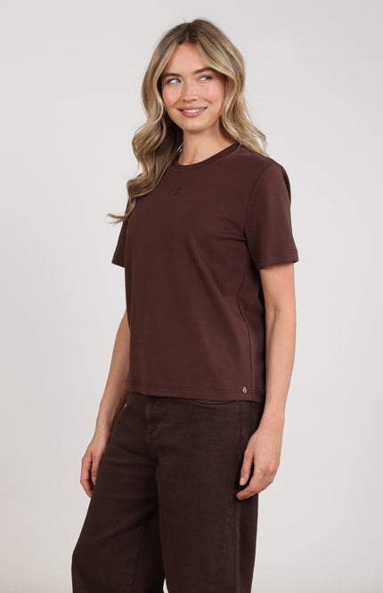 T-shirt Luna Chocolate NKF04012