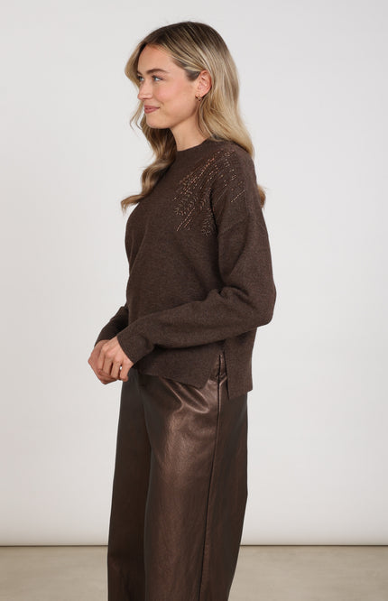 Trui Meike Chocolate NKF03101
