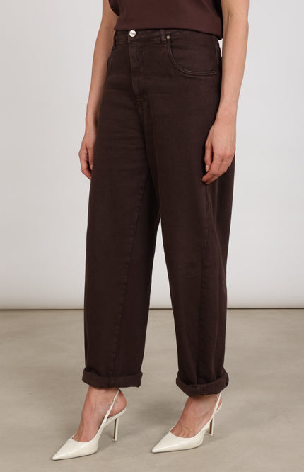 Broek Petra Chocolate NKF09097