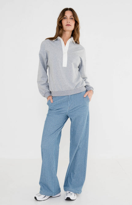 Broek Ducess Stripe Blue