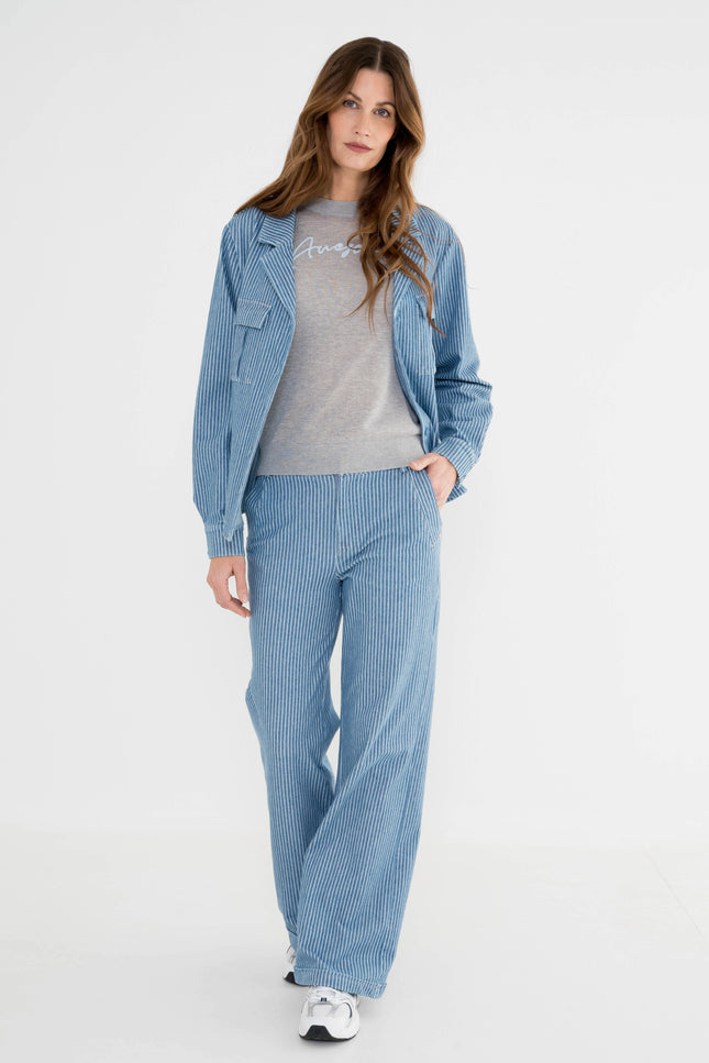 Broek Ducess Stripe Blue