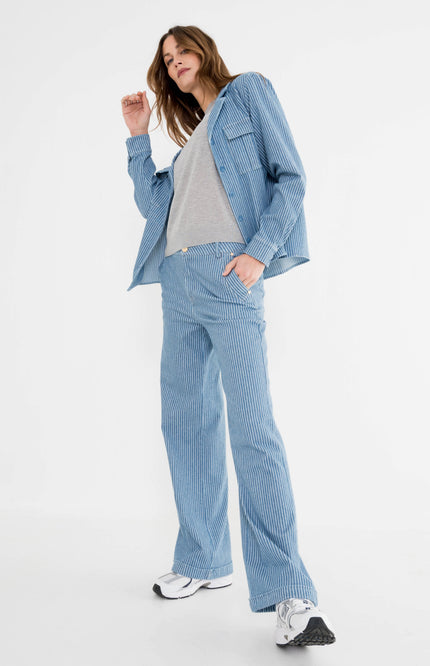 Broek Ducess Stripe Blue
