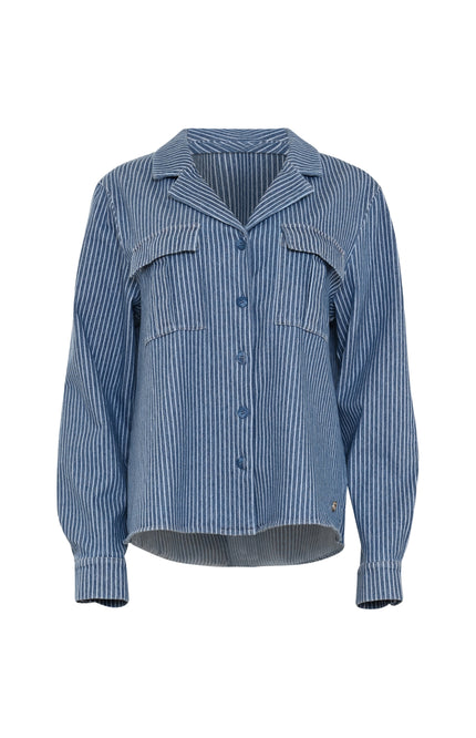 Jacket Vera Stripe Blue