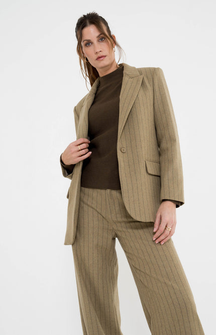 Blazer Rora Stripe Khaki