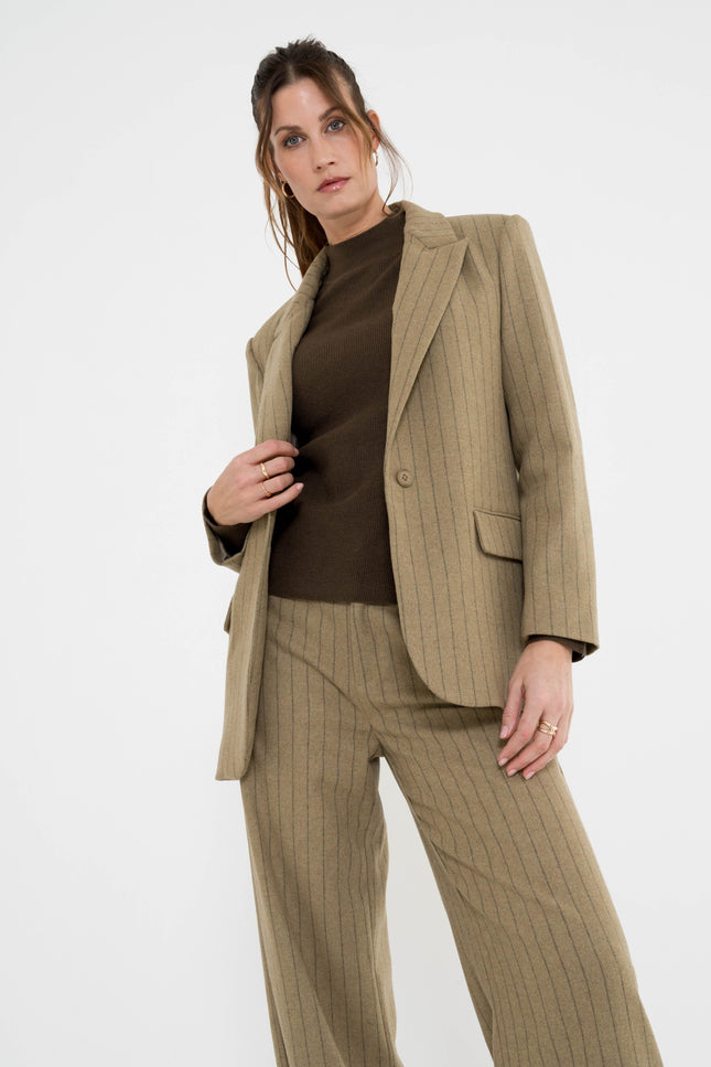 Blazer Rora Stripe Khaki
