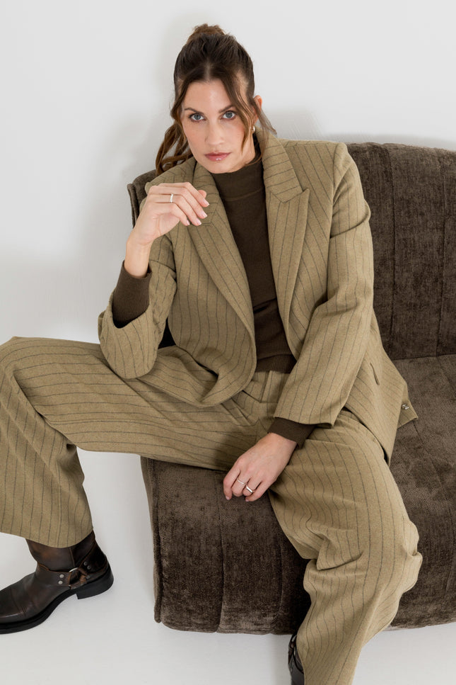 Blazer Rora Stripe Khaki