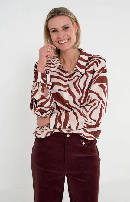 Blouse Pydia Zebra Vibes