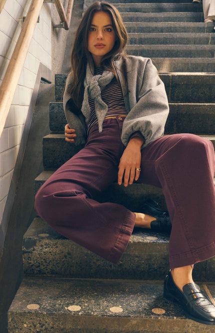 Broek Sharon Pocket Wonder Comfort Burgundy Red FW261281451 L32