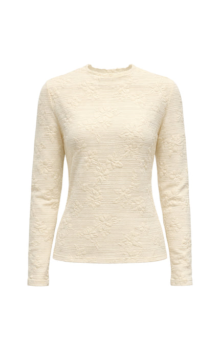Top Mock Neck Top Snow C37-21-401