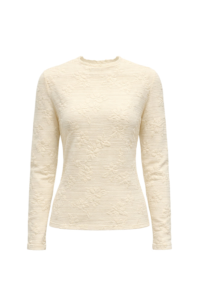 Top Mock Neck Top Snow C37-21-401