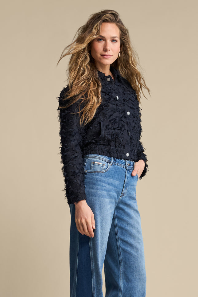 Bomber Fringes Navy SRB5064