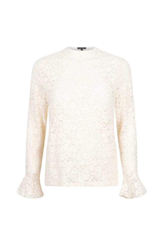 Top Flared Cuff Lace Snow C36-22-401