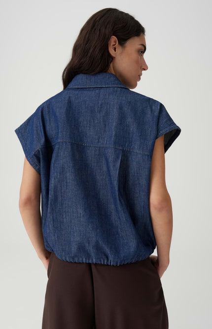 Blouse Fulisma Mid Oxford Blue