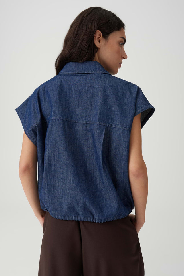 Blouse Fulisma Mid Oxford Blue