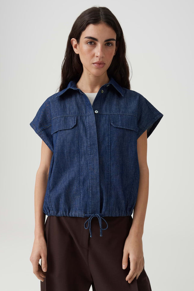Blouse Fulisma Mid Oxford Blue