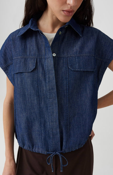 Blouse Fulisma Mid Oxford Blue