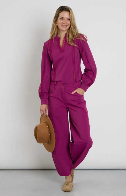 Heavy Travel Broek Balloon Magenta Purple 202798